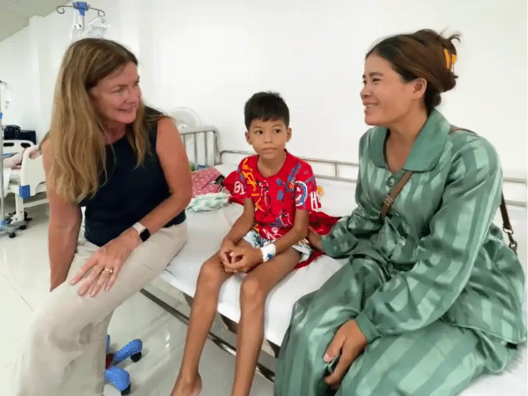 Lori and Patient Family